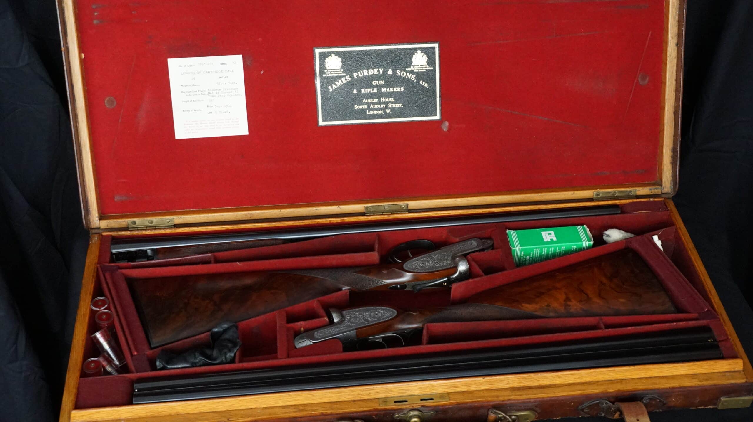 Paire james Purdey calibre 23